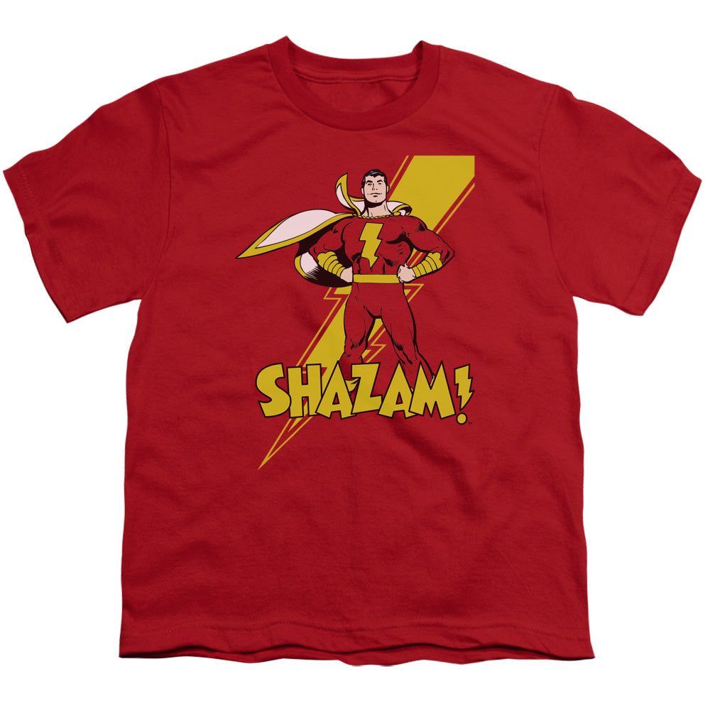 DC SHAZAM/SHAZAM - S/S YOUTH 18/1 - RED