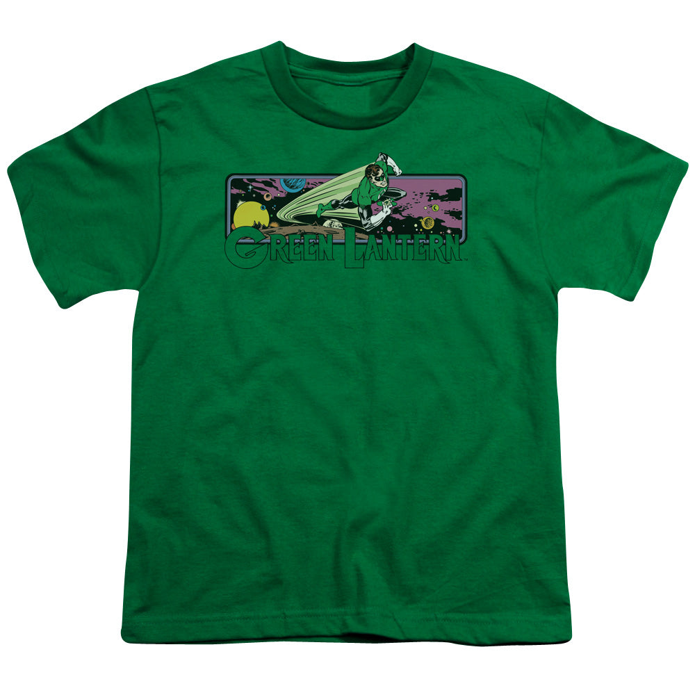 DC/GREEN LANTERN COSMOS - S/S YOUTH 18/1 - KELLY GREEN