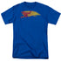 DC FLASH/FASTEST MAN ALIVE - S/S ADULT 18/1 - ROYAL BLUE