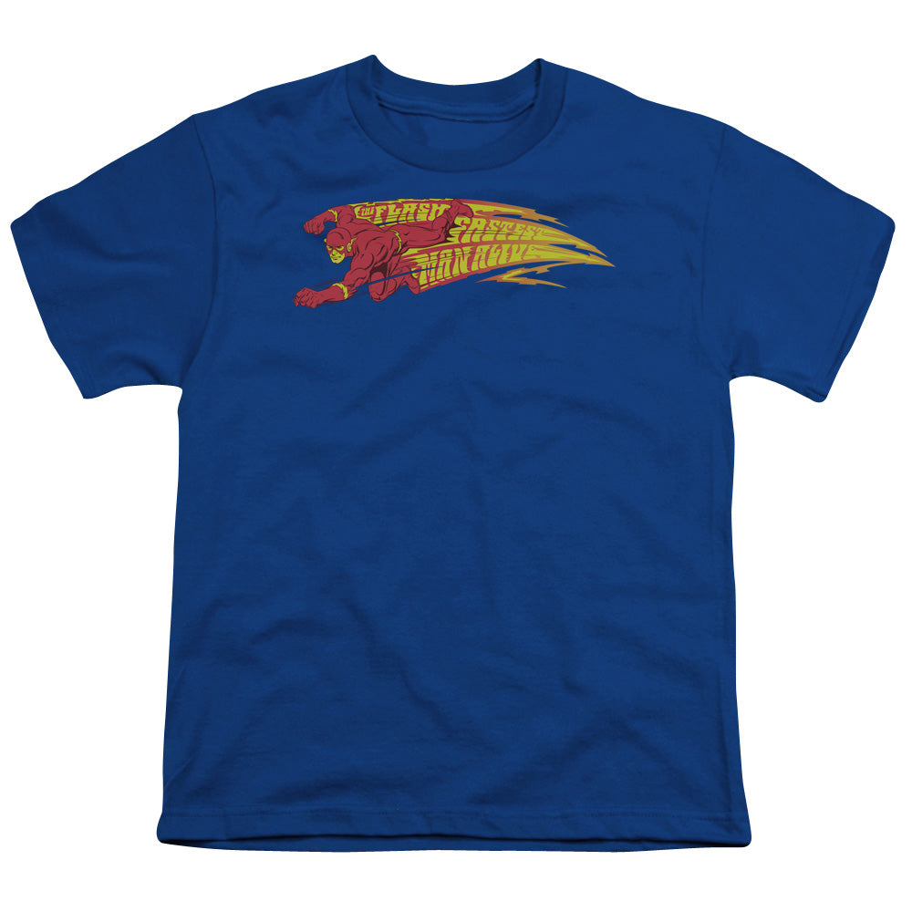 DC FLASH/FASTEST MAN ALIVE - S/S YOUTH 18/1 - ROYAL BLUE