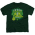 DC/GREEN FLAMES - S/S YOUTH 18/1 - HUNTER GREEN