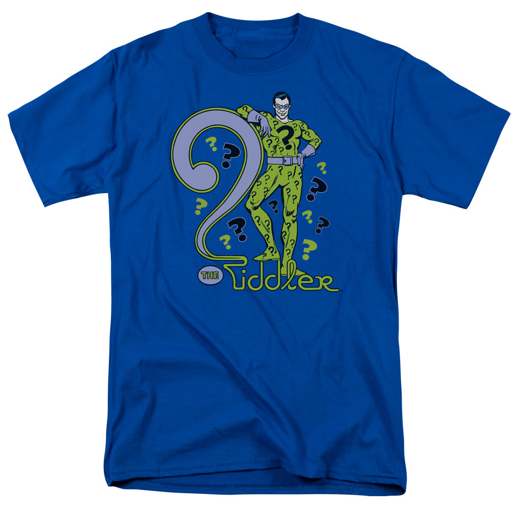 DC/THE RIDDLER - S/S ADULT 18/1 - ROYAL BLUE