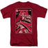 DC/WANTED BAT - S/S ADULT 18/1 - CARDINAL