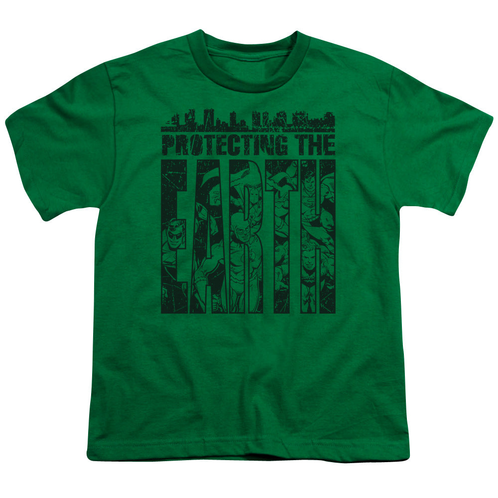 DC/PROTECTING THE EARTH - S/S YOUTH 18/1 - KELLY GREEN