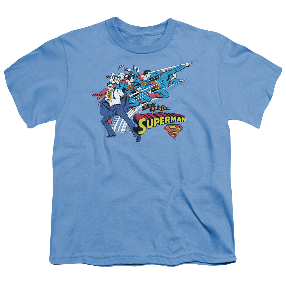 DC/QUICK CHANGE - S/S YOUTH 18/1 - CAROLINA BLUE