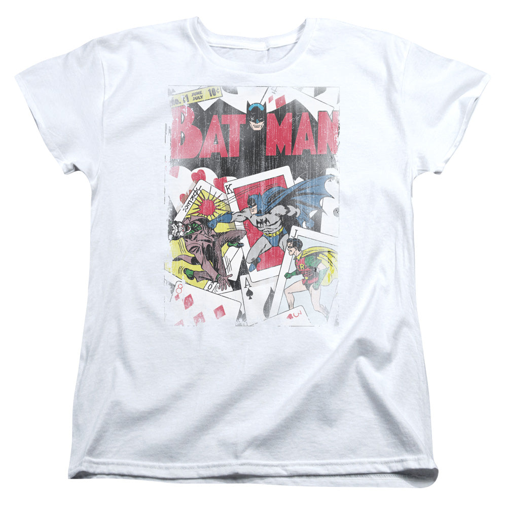 DC/NUMBER 11 DISTRESSED - S/S WOMENS TEE - WHITE