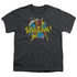 DC SHAZAM/POWER BOLT - S/S YOUTH 18/1 - CHARCOAL