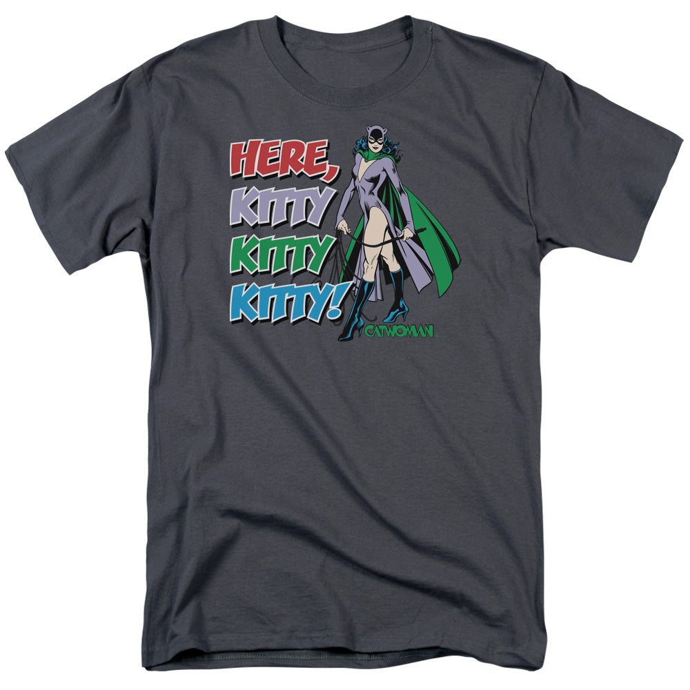 DC/HERE KITTY - S/S ADULT 18/1 - CHARCOAL