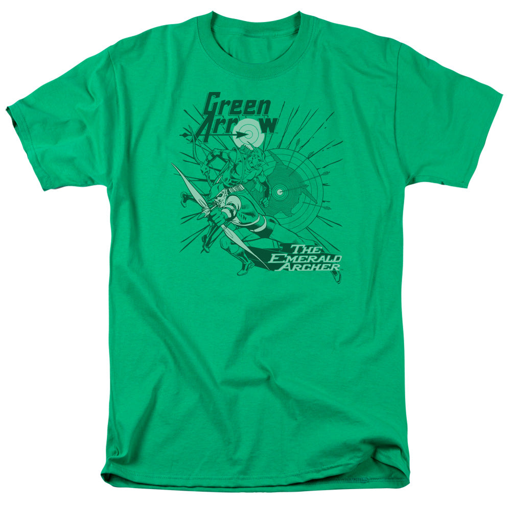 DC GREEN ARROW/THE EMERALD ARCHER - S/S ADULT 18/1 - KELLY GREEN