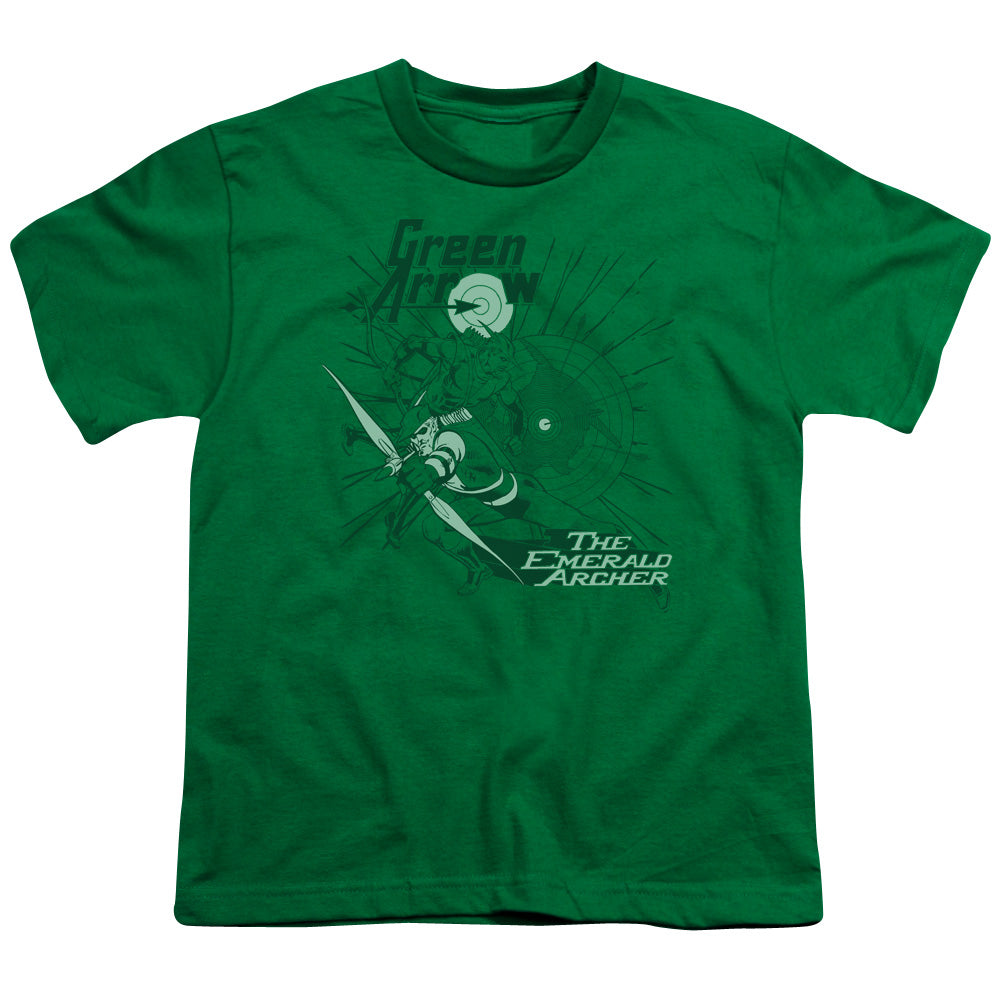 DC GREEN ARROW/THE EMERALD ARCHER - S/S YOUTH 18/1 - KELLY GREEN