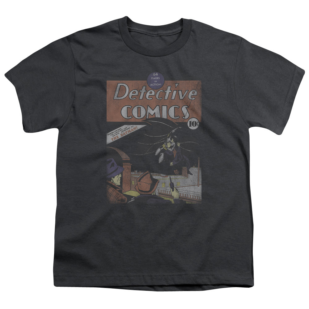 DC/DETECTIVE #27 DISTRESSED - S/S YOUTH 18/1 - CHARCOAL
