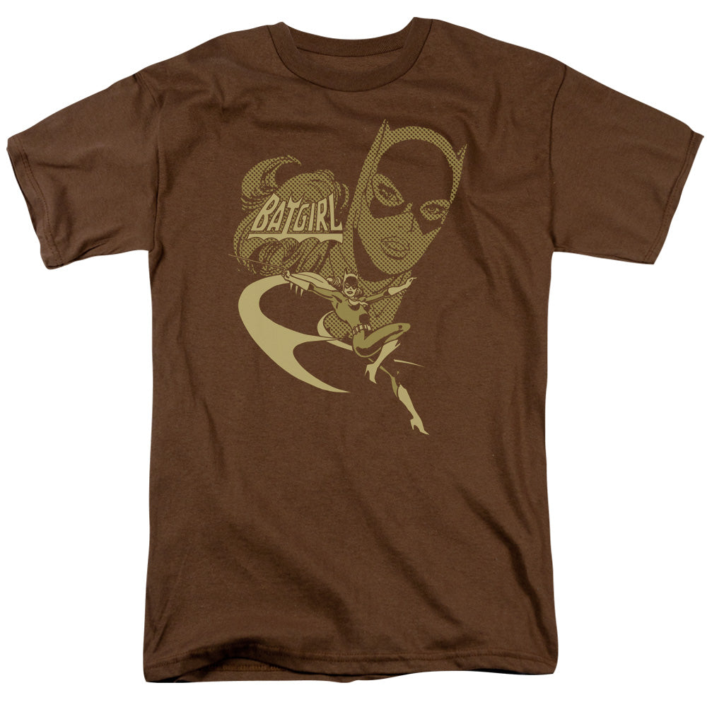 DC/FLYING BATGIRL - S/S ADULT 18/1 - COFFEE