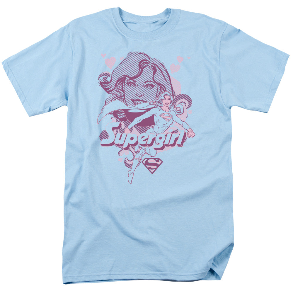 DC/SUPERGIRL - S/S ADULT 18/1 - LIGHT BLUE