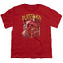 DC/PLASTIC MAN STREET - S/S YOUTH 18/1 - RED
