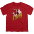 DC FLASH/THE FLASH - S/S YOUTH 18/1 - RED