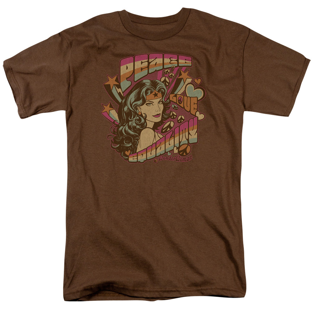 DC/PEACE - S/S ADULT 18/1 - COFFEE