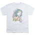 DC/WONDER SCROLL - S/S YOUTH 18/1 - WHITE