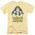 DC WONDER WOMAN/WONDER AT LARGE - S/S ADULT 18/1 - BANANA