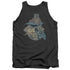 DC/BATGIRL BIKER - ADULT TANK - CHARCOAL