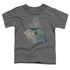 DC/BATGIRL BIKER - S/S TODDLER TEE - CHARCOAL