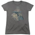 DC/BATGIRL BIKER - S/S WOMENS TEE - CHARCOAL