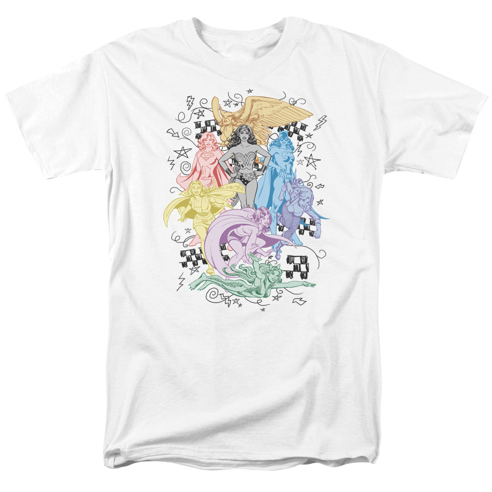 DC/SUPER - S/S ADULT 18/1 - WHITE