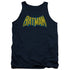 DC/CLASSIC BATMAN LOGO - ADULT TANK - NAVY