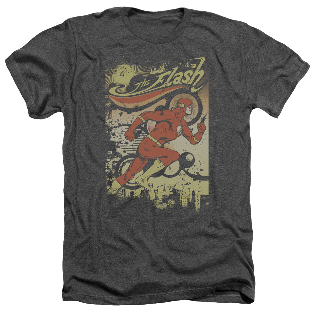 DC FLASH/JUST PASSING THROUGH - ADULT HEATHER - CHARCOAL