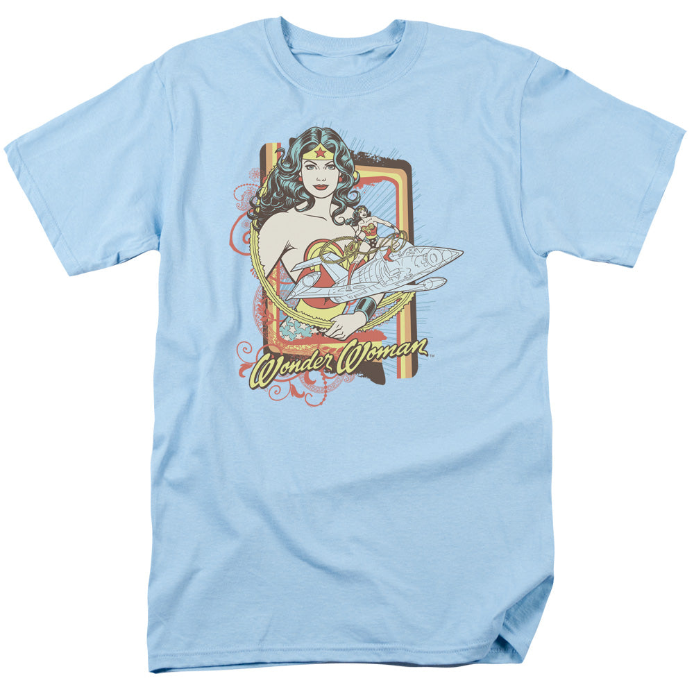 DC/INVISIBLE JET - S/S ADULT 18/1 - LIGHT BLUE
