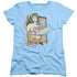 DC/INVISIBLE JET - S/S WOMENS TEE - LIGHT BLUE