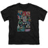 DC/JUSTICE LEAGUE BOXES - S/S YOUTH 18/1 - BLACK