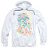 DC/HALFTONE LEAGUE - ADULT PULLOVER HOODIE - WHITE