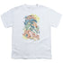 DC/HALFTONE LEAGUE - S/S YOUTH 18/1 - WHITE