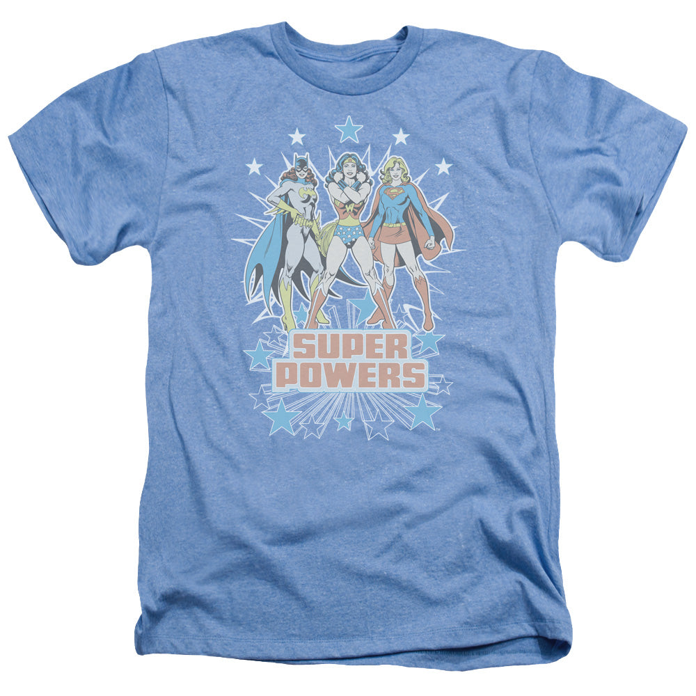 DC/SUPER POWERS X3 - ADULT HEATHER - LIGHT BLUE