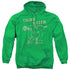 DC/THINK GREEN - ADULT PULLOVER HOODIE - KELLY GREEN