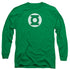 DC/GREEN LANTERN LOGO - L/S ADULT 18/1 - KELLY GREEN