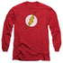 DC FLASH/FLASH LOGO - L/S ADULT 18/1 - RED