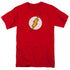 DC FLASH/FLASH LOGO - S/S ADULT 18/1 - RED