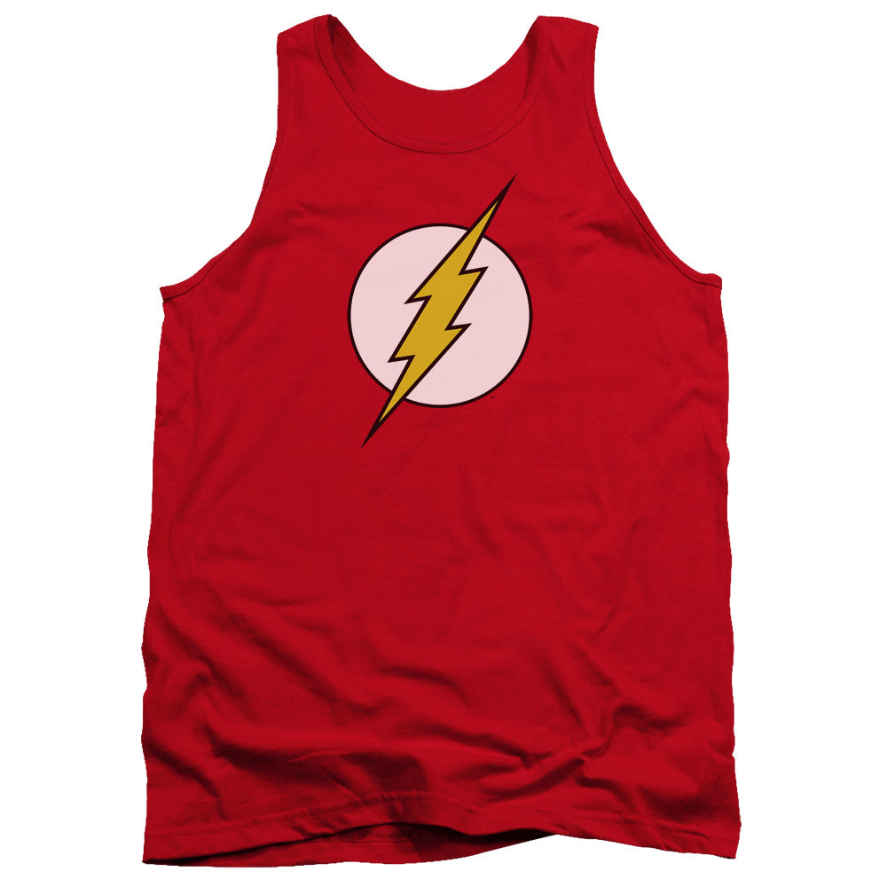 DC FLASH/FLASH LOGO - ADULT TANK - RED