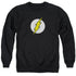 DC FLASH/FLASH LOGO - ADULT CREWNECK SWEATSHIRT - BLACK
