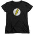 DC FLASH/FLASH LOGO - S/S WOMENS TEE - BLACK