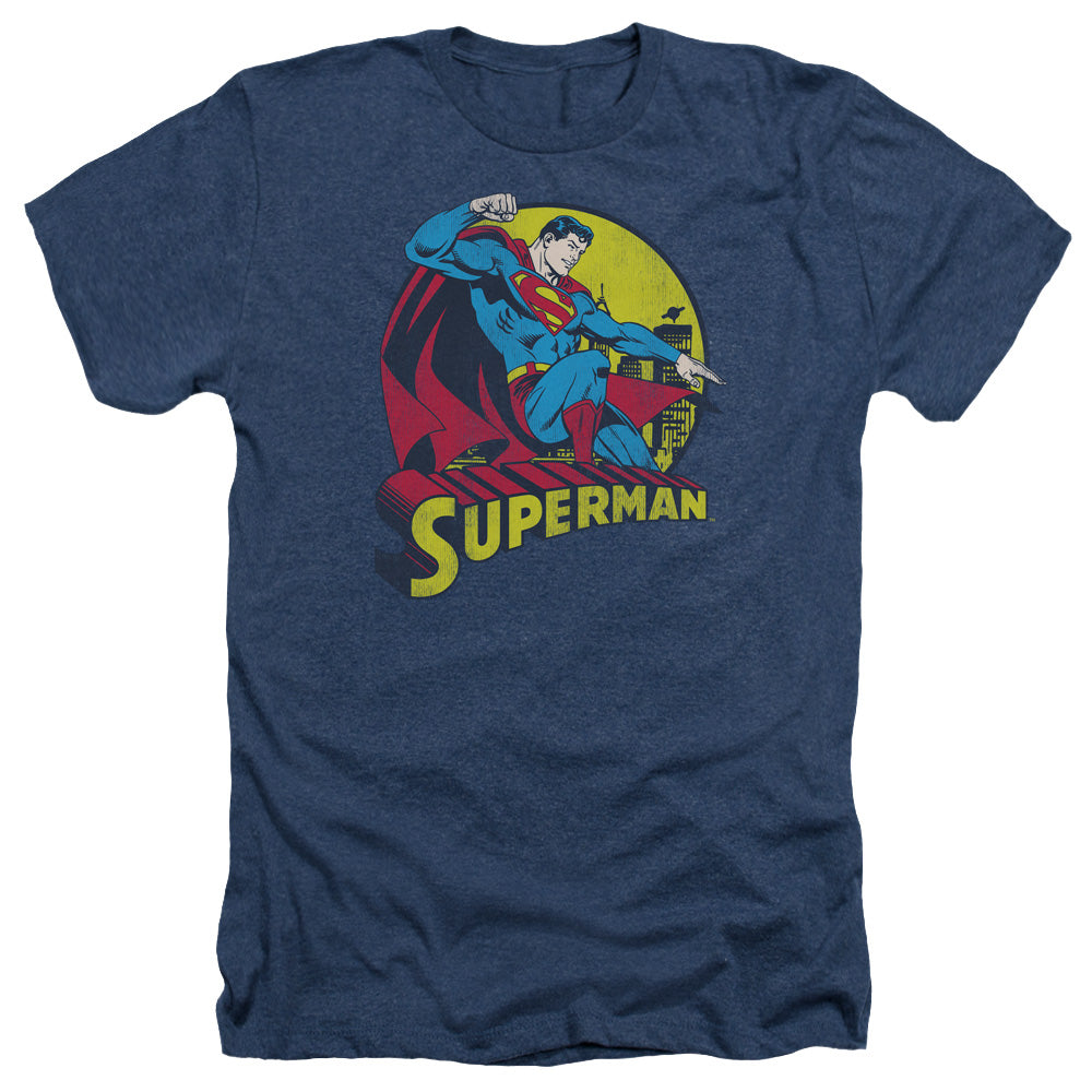 DC/BIG BLUE - ADULT HEATHER - NAVY