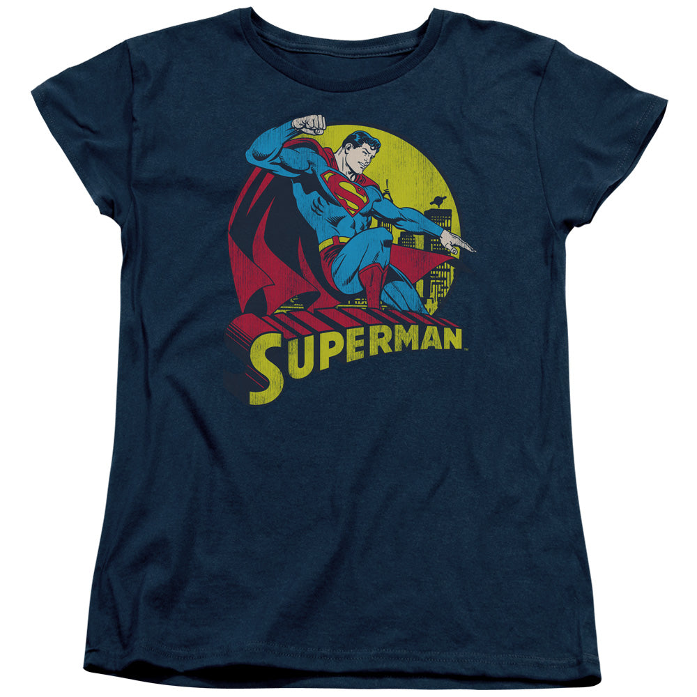 DC/BIG BLUE - S/S WOMENS TEE - NAVY