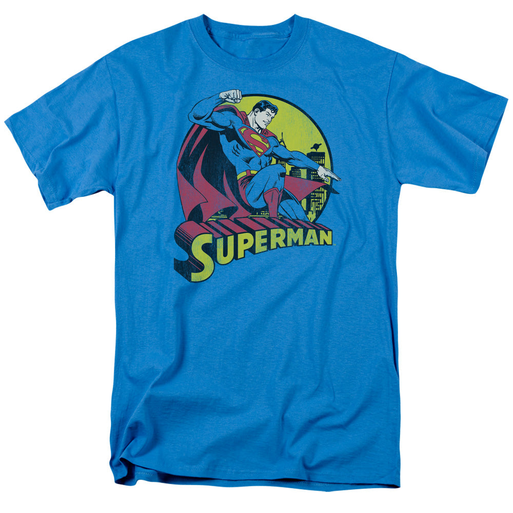 DC/SUPERMAN - S/S ADULT 18/1 - TURQUOISE