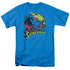 DC/SUPERMAN - S/S ADULT 18/1 - TURQUOISE