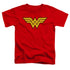DC/WONDER WOMAN LOGO - S/S TODDLER TEE - RED