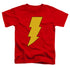 DC/SHAZAM LOGO - S/S TODDLER TEE - RED