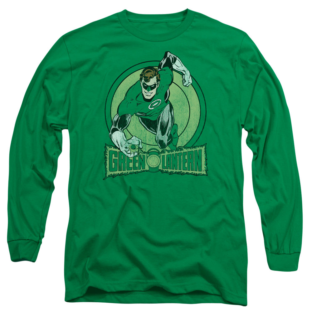 DC/GREEN LANTERN - L/S ADULT 18/1 - KELLY GREEN
