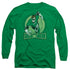 DC/GREEN LANTERN - L/S ADULT 18/1 - KELLY GREEN