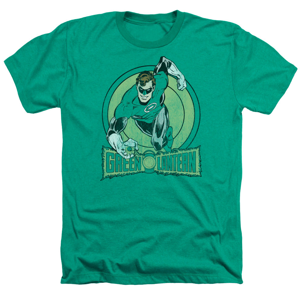 DC/GREEN LANTERN - ADULT HEATHER - KELLY GREEN